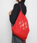 Drawstring Bag - Handmade Palestinian Embroidery