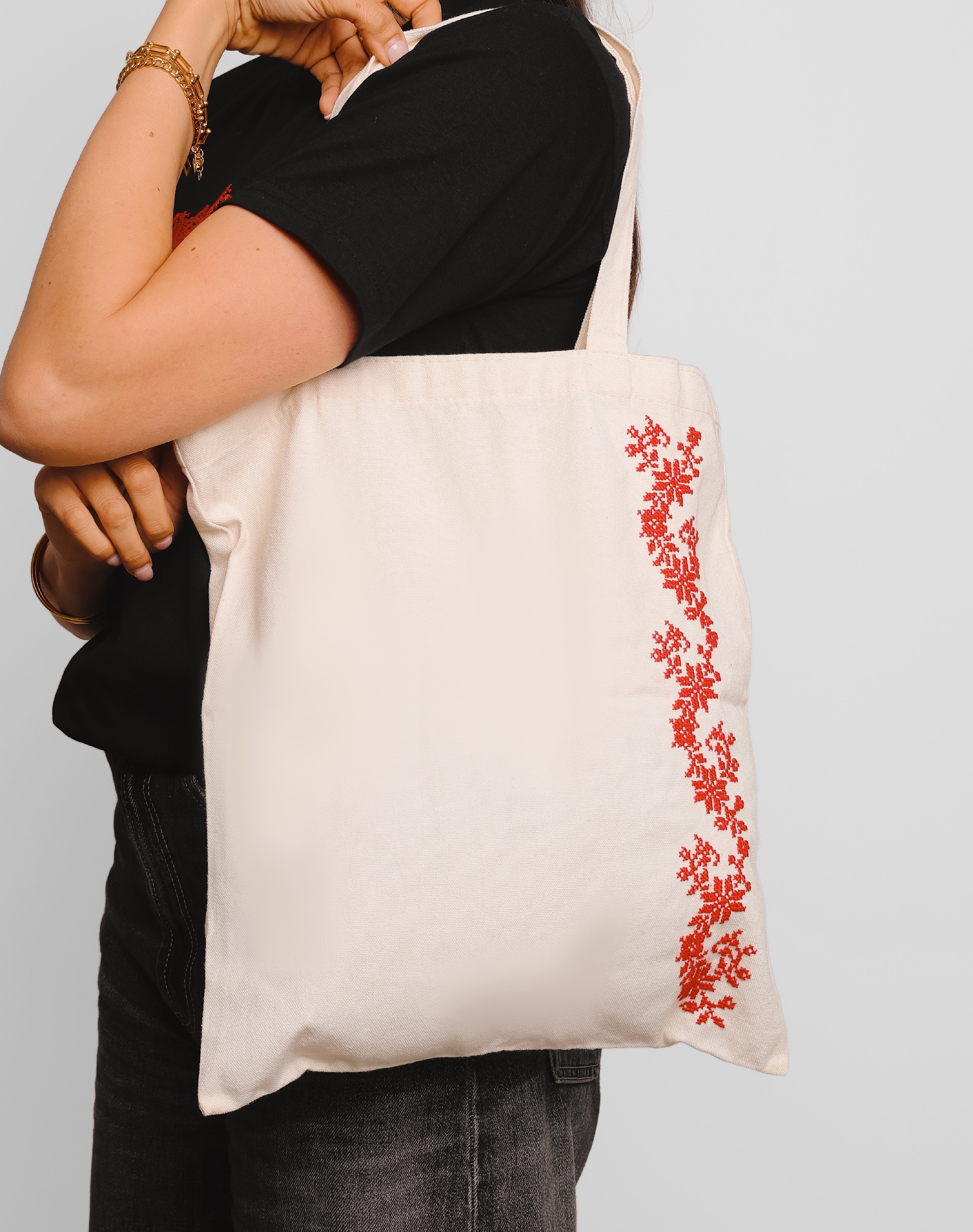 Tote Bag - Handmade Palestinian Embroidery